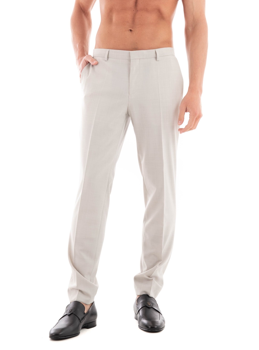HUGO Slim Fit Pants Getlin232X - Dark Beige