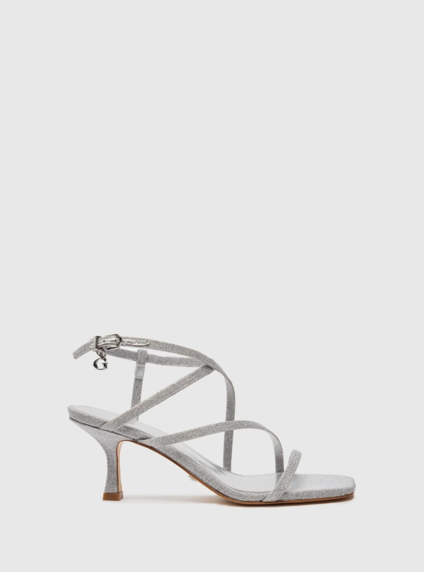 Guess Rimilla2 Heel Sandals - Silver