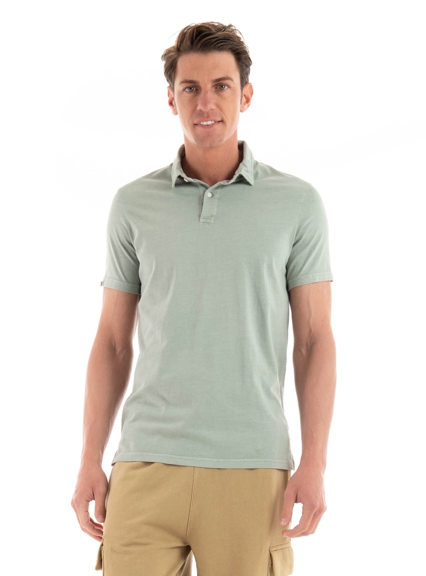 Superdry D2 Bout Studios Polo Shirt - Light Green