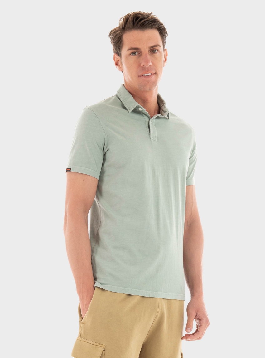 Superdry D2 Bout Studios Polo Shirt - Light Green