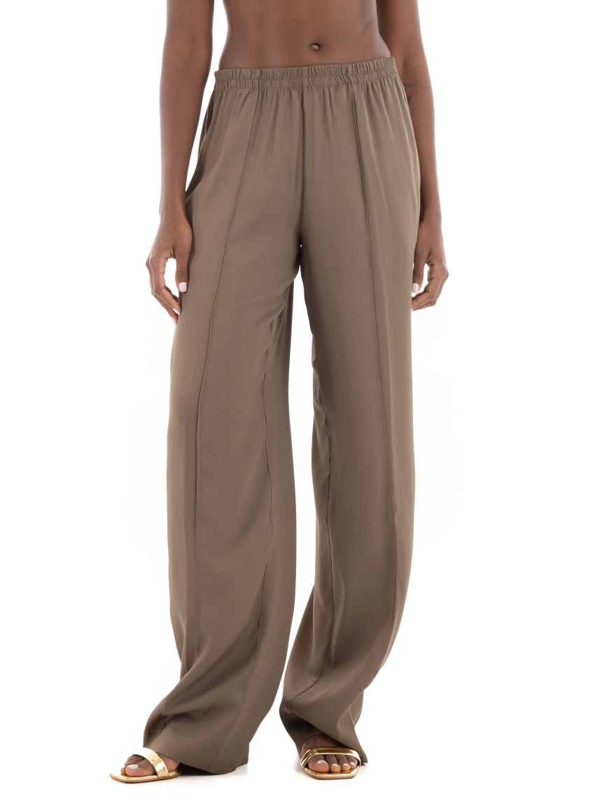 Marc O Polo Pleat Detail Pants - Light Brown