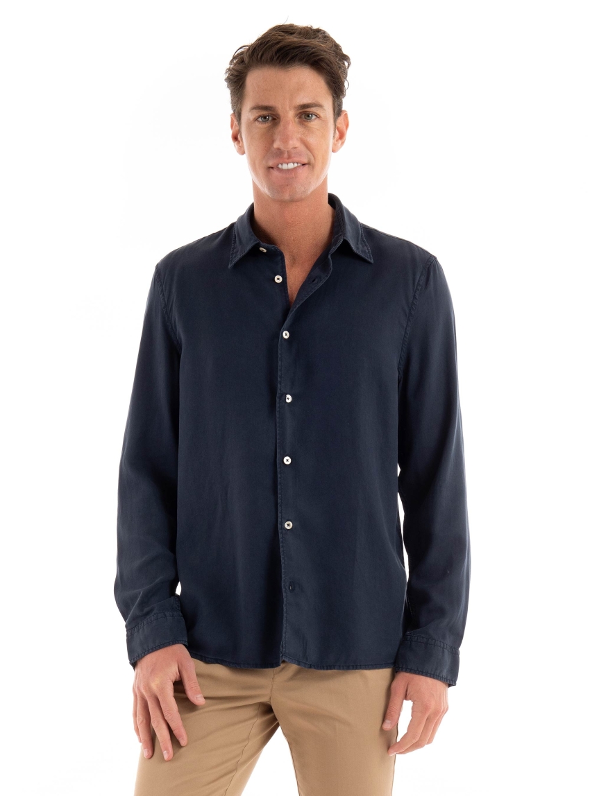 Marc O Polo Kent Collar Shirt - Navy
