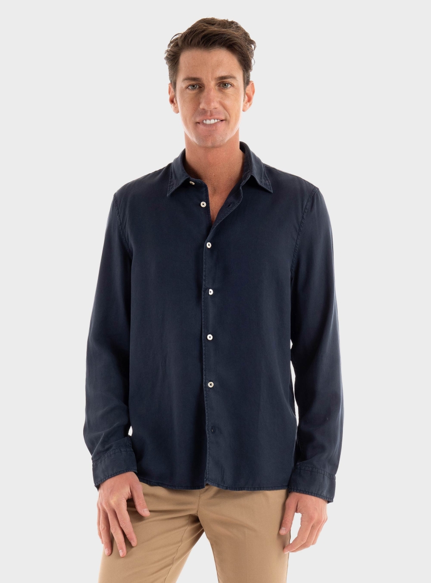 Marc O Polo Kent Collar Shirt - Navy