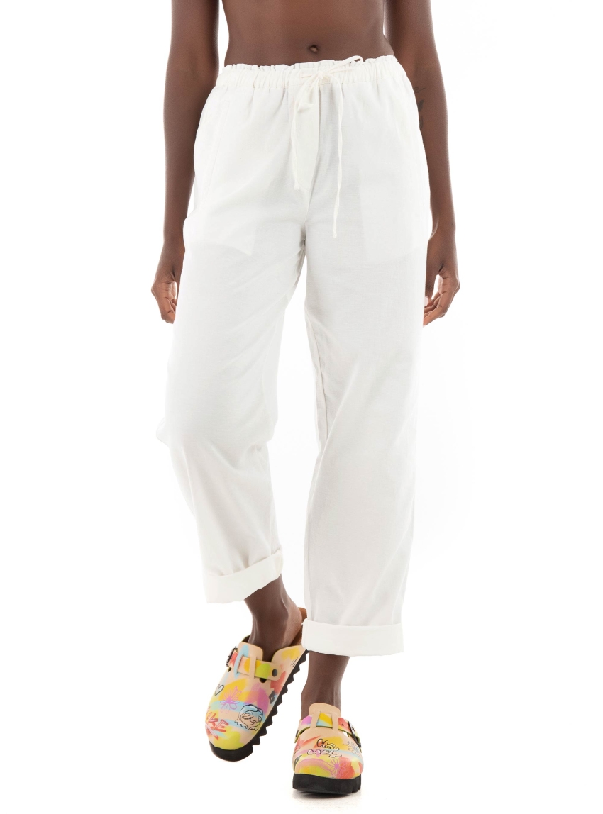 Marc O Polo Tapered Fit Pants - White