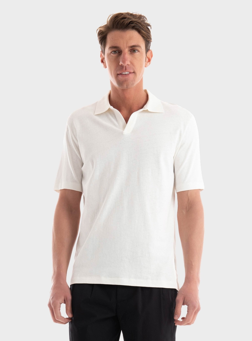 Marc O Polo Regular Fit Polo Shirt - Off White