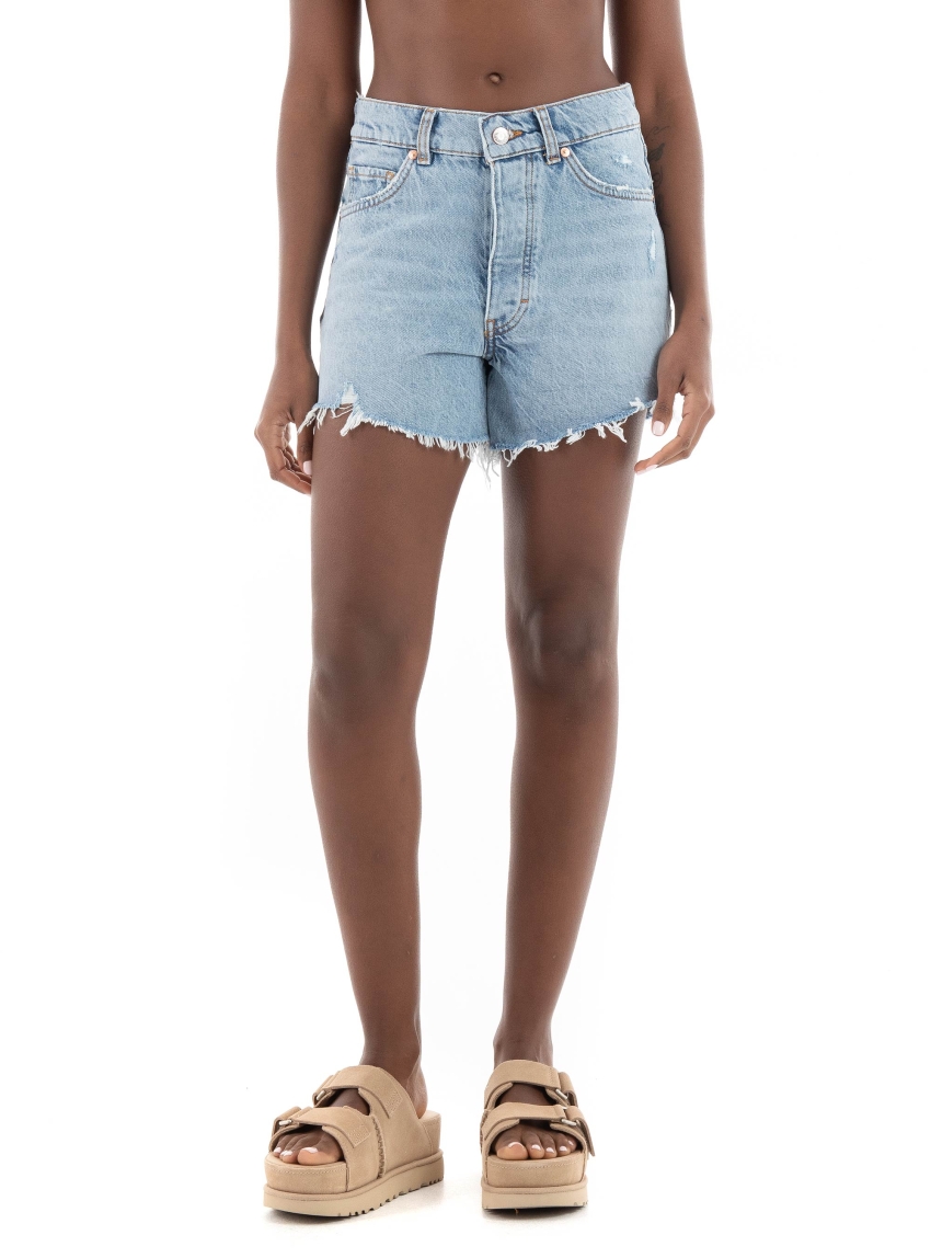 HUGO Regular Fit Denim Shorts Gealea - Medium Aged Denim