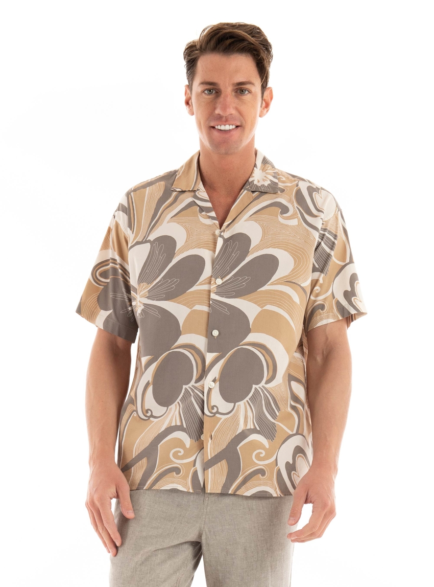 Jack & Jones Lapalma Resort Shirt - Beige