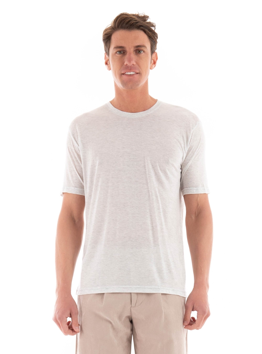 Paul Miranda T-Shirt - Light Grey Melange