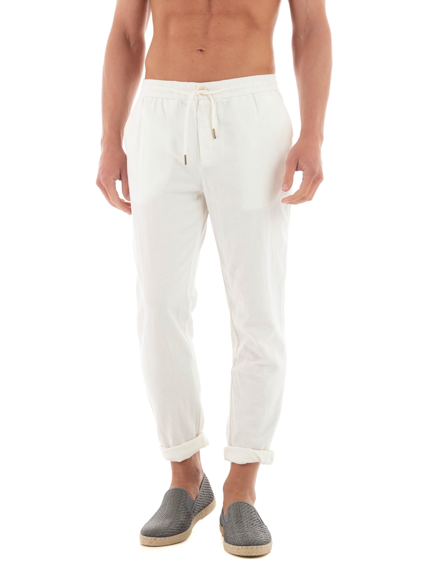 Scotch & Soda Straight Fit Twill Jogger Pants - Light Salmon