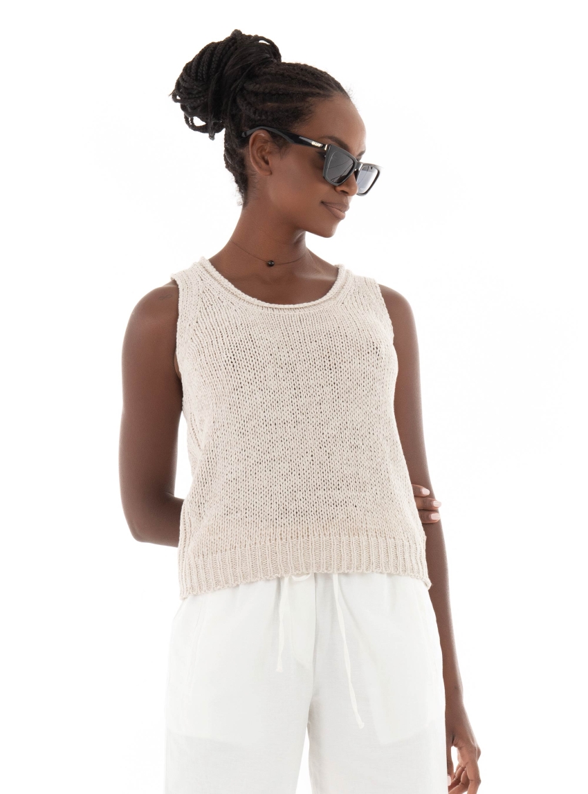 Marc O Polo Knit Top - Grey