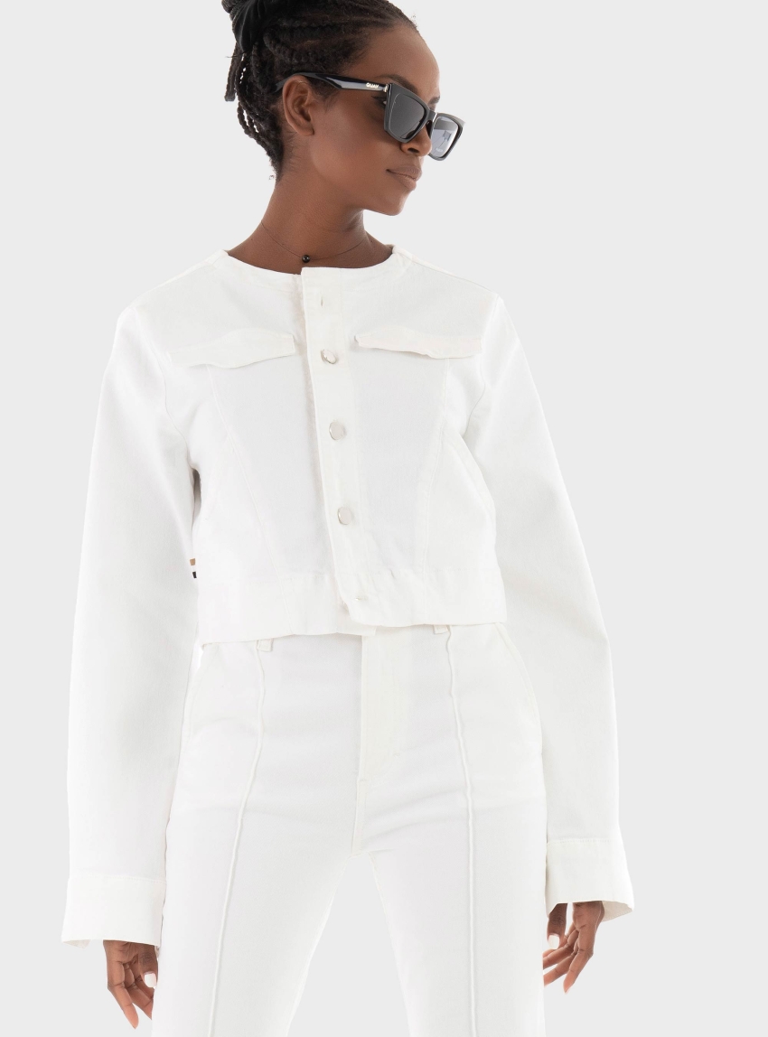 BOSS Denim Jacket 12.0 - White