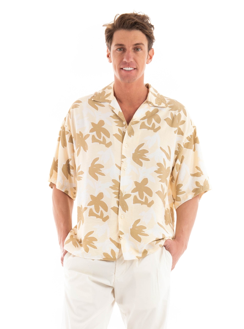 Jack & Jones Easter Marshall Shirt - Cream