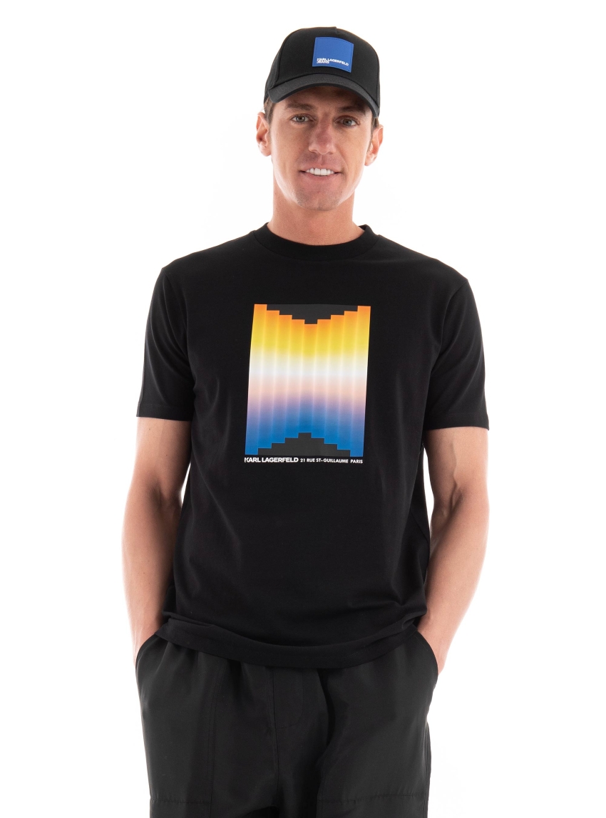 Karl Lagerfeld Crewneck T-Shirt - Black