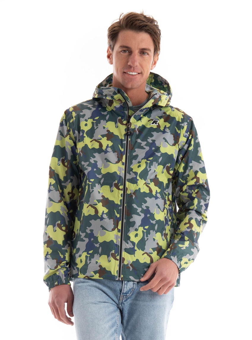 K-Way Cleon Ripstop Graphic Jacket - Camouflage
