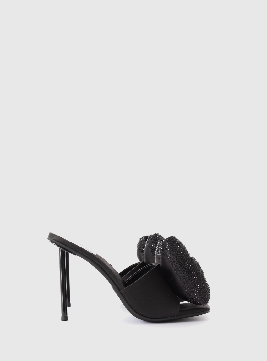 Jeffrey Campbell Bow Down J Mules - Black