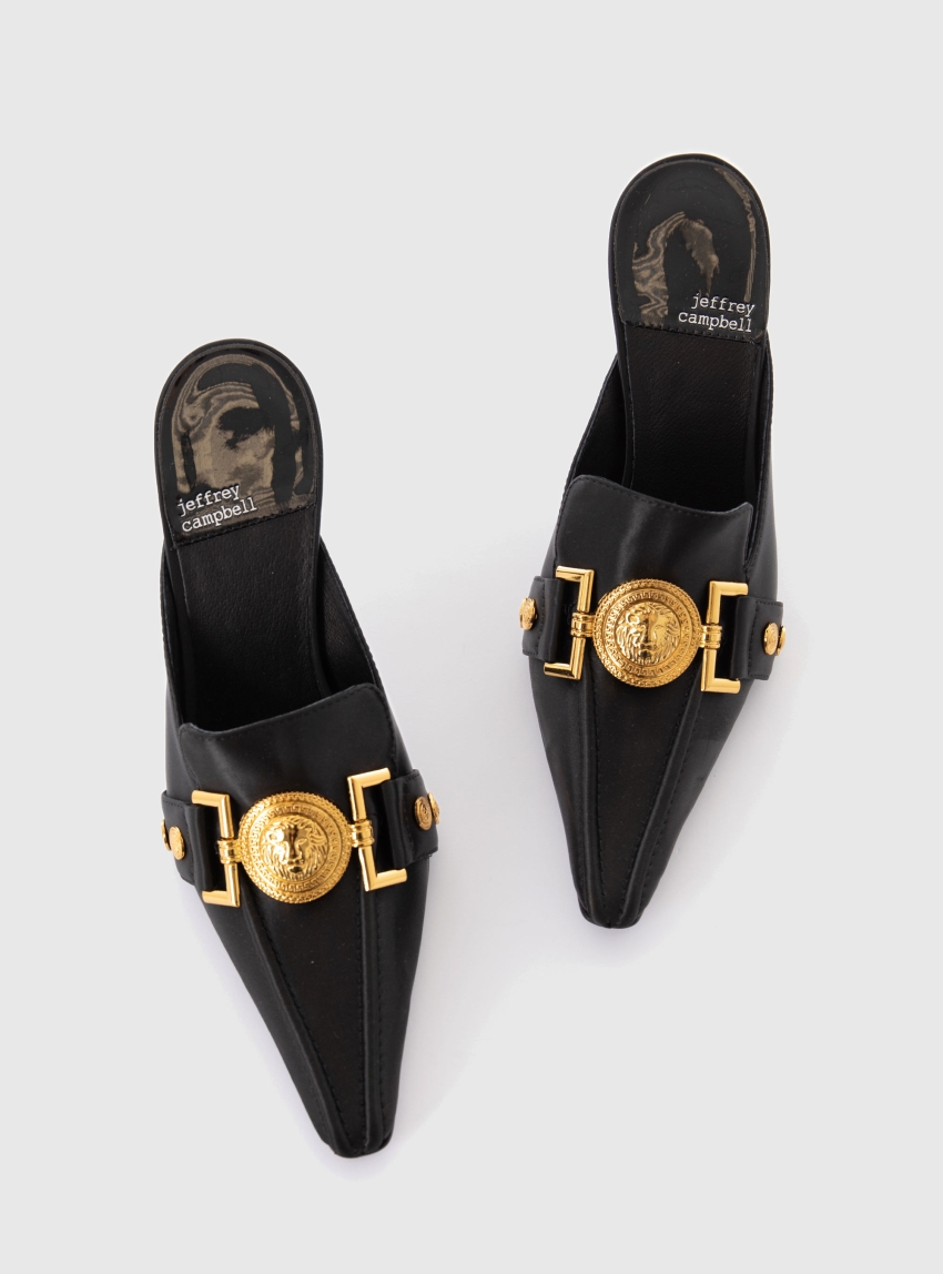 Jeffrey Campbell Liona Mules  - Black