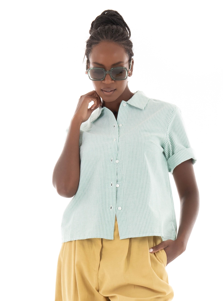 JJXX Siva Oxford Shirt - Light Aquamarine