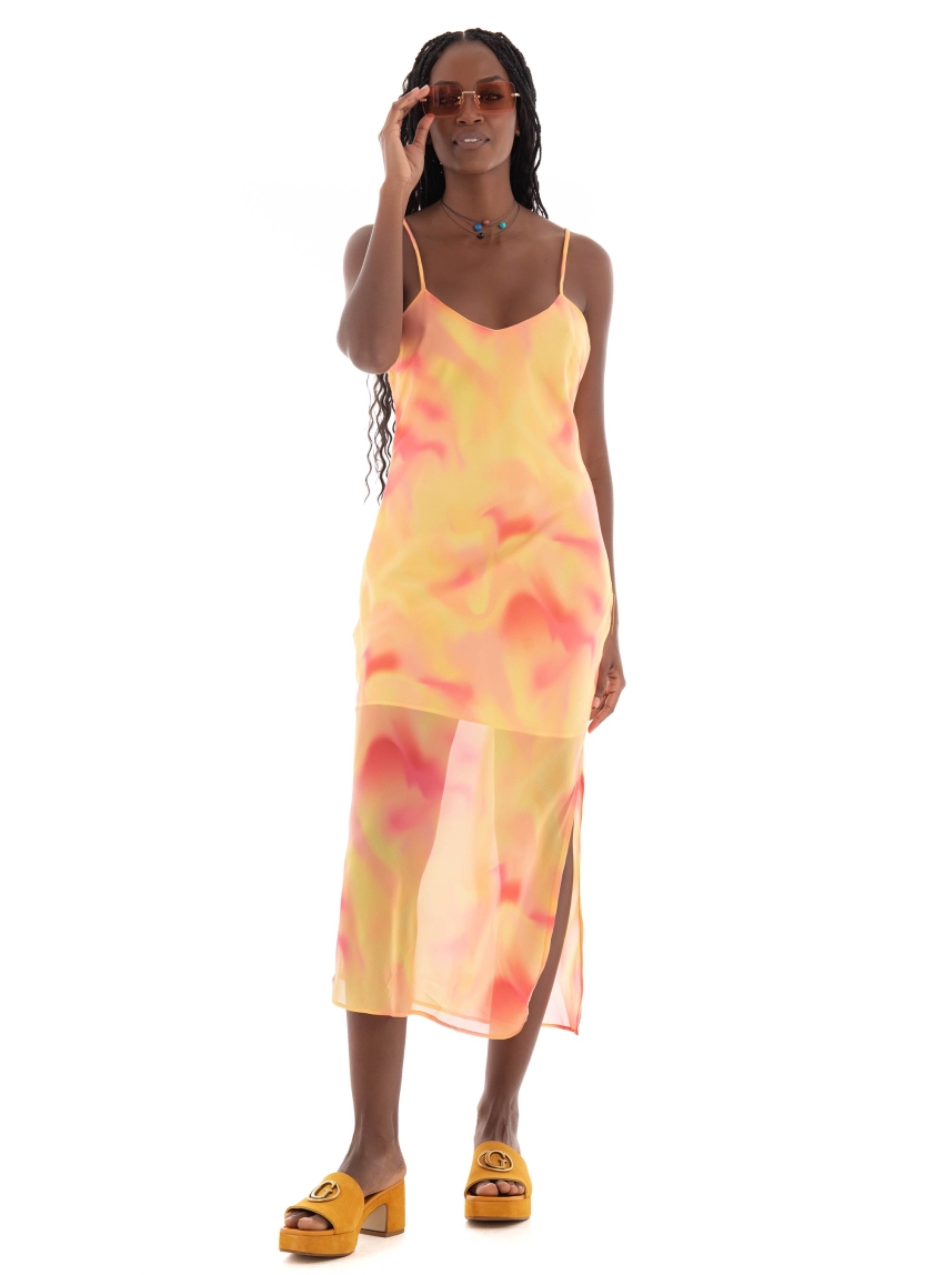 Glamorous Dress  - Orange