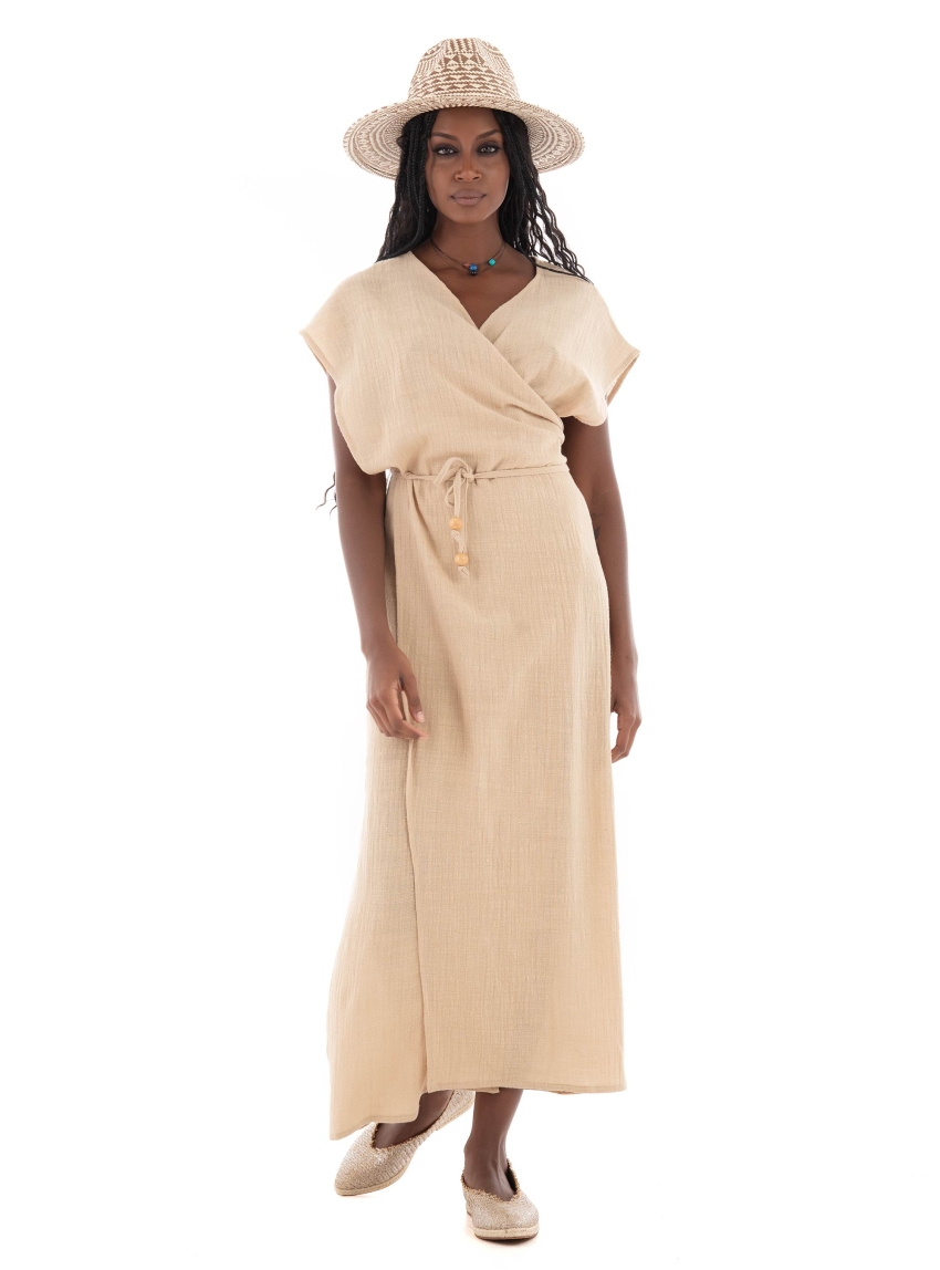 Collectiva Noir Loris Dress - Beige