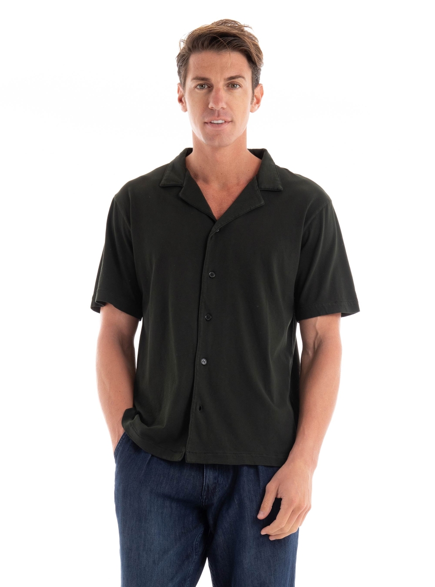 Gabba Neo Fe Resort Shirt - Dark Green