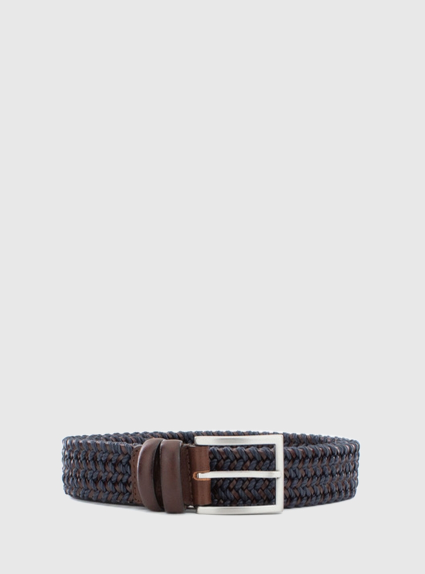 Campus Braided Belt - Blue