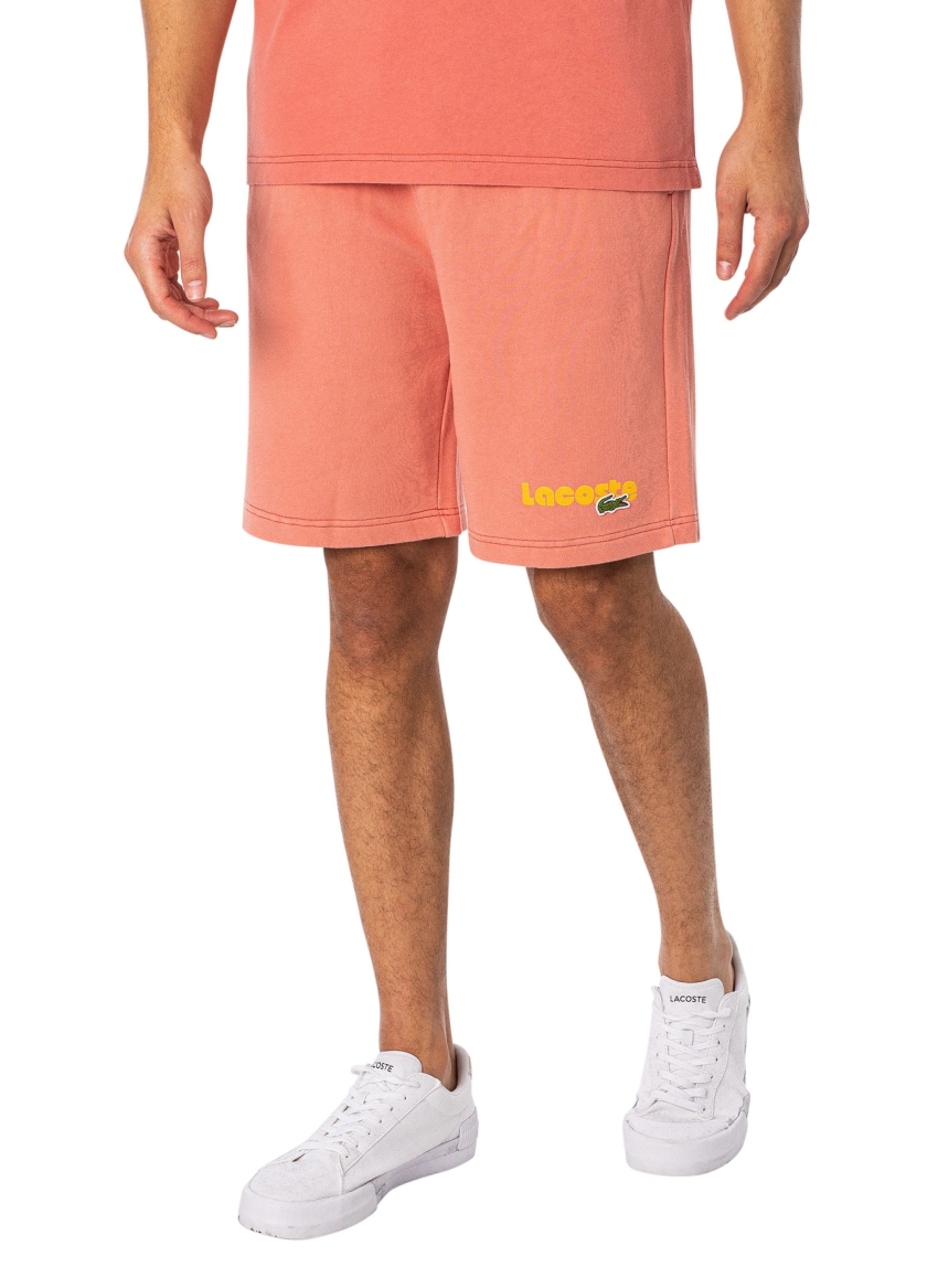 Lacoste Sweat Shorts - Coral