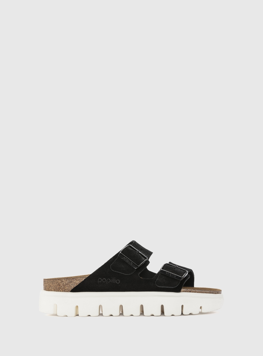 Birkenstock X Papillio Arizona Chunky Narrow Fit Sandals - Black