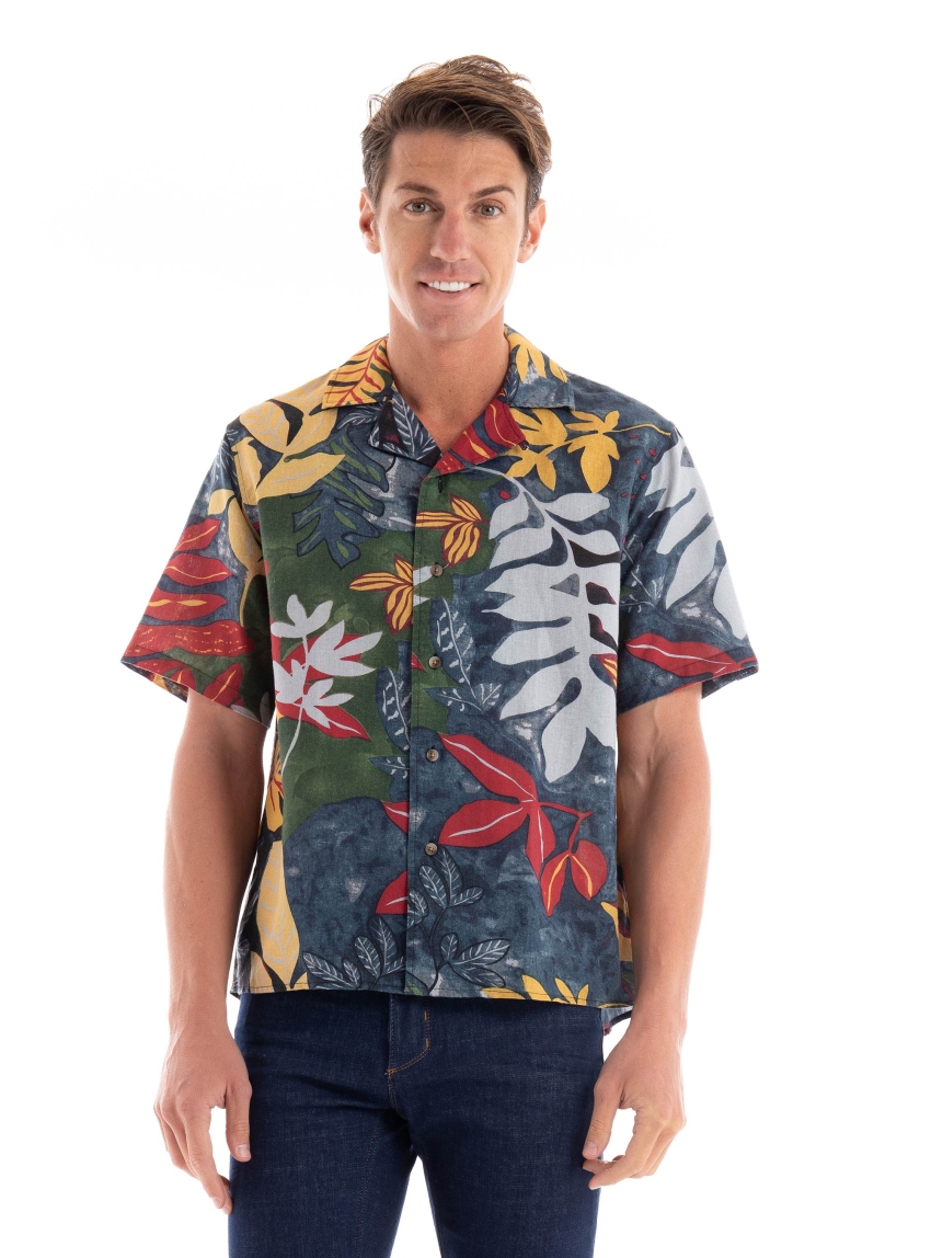 Gabba Diego Cam Resort Shirt - Multi Colors