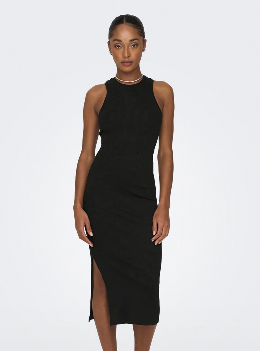 Only Belfast Midi Dress - Black