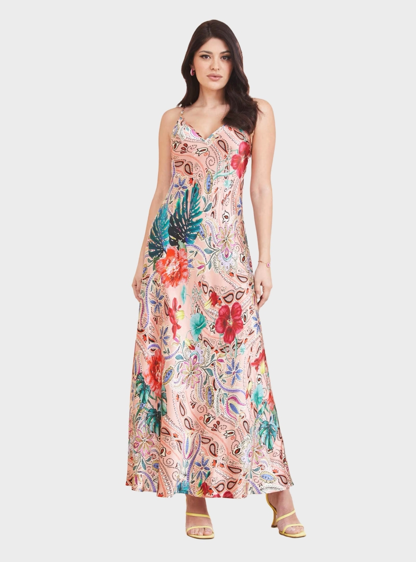 Guess Marciano New Grenada Maxi Dress - Multi Colors