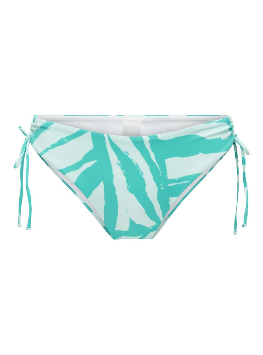 Only Bari String-Knot Bikini Brief - Teal