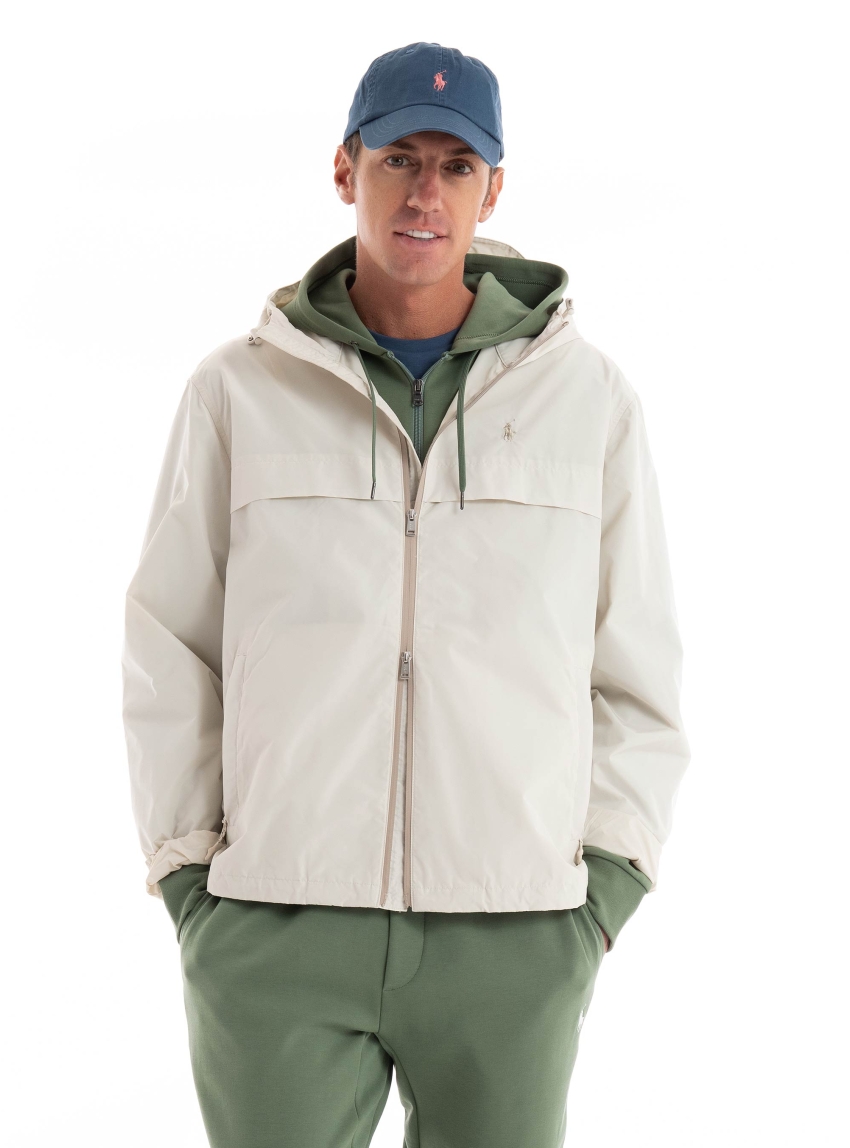 Polo Ralph Lauren Full-Zip Hooded Jacket - Ecru