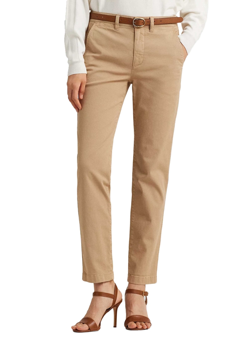 LAUREN Ralph Lauren Slim Fit Stretch Chino Trouser - Beige