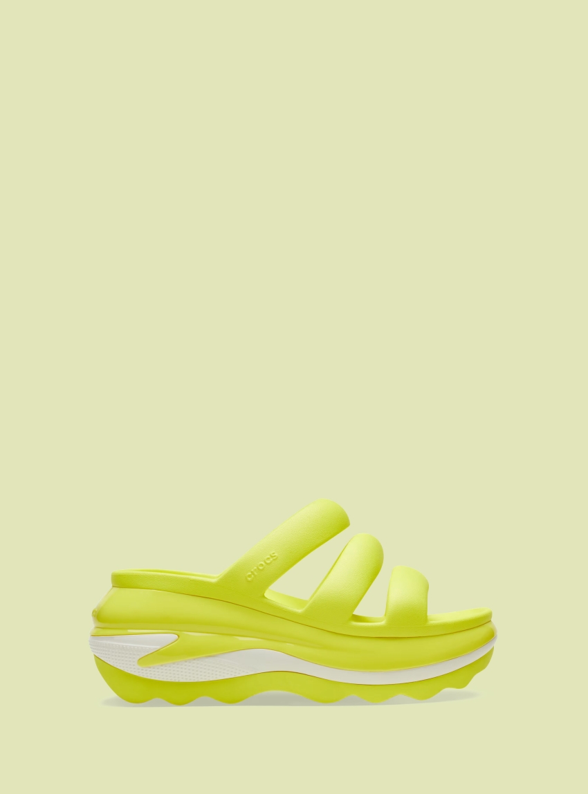 Crocs Mega Crush Triple Strap - Yellow