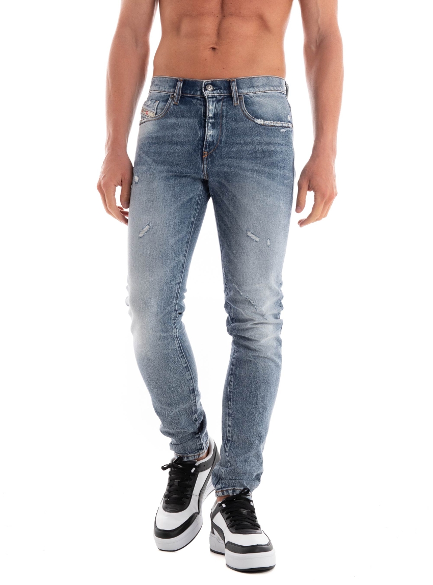 Diesel Slim Jeans 2019 D-Strukt 09J57 - Medium Aged Denim