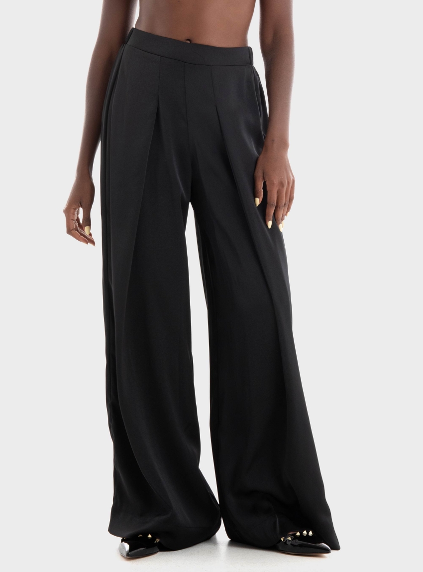 Vero Moda Louisa High Waist  Wide Pants - Black