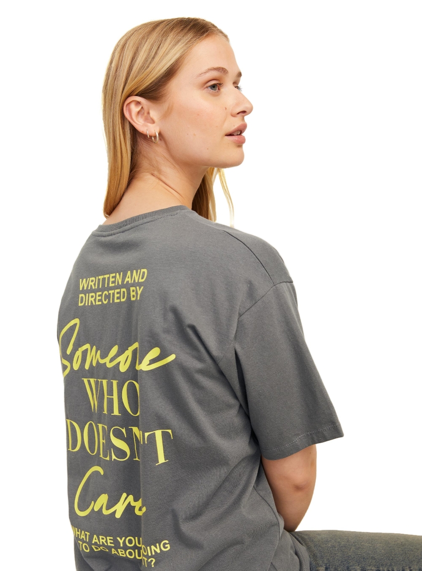 JJXX Selma Loose Tee - Grey