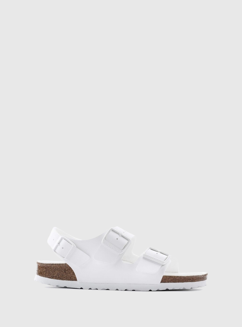 Birkenstock Milano Bs Narrow Fit Sandals - White