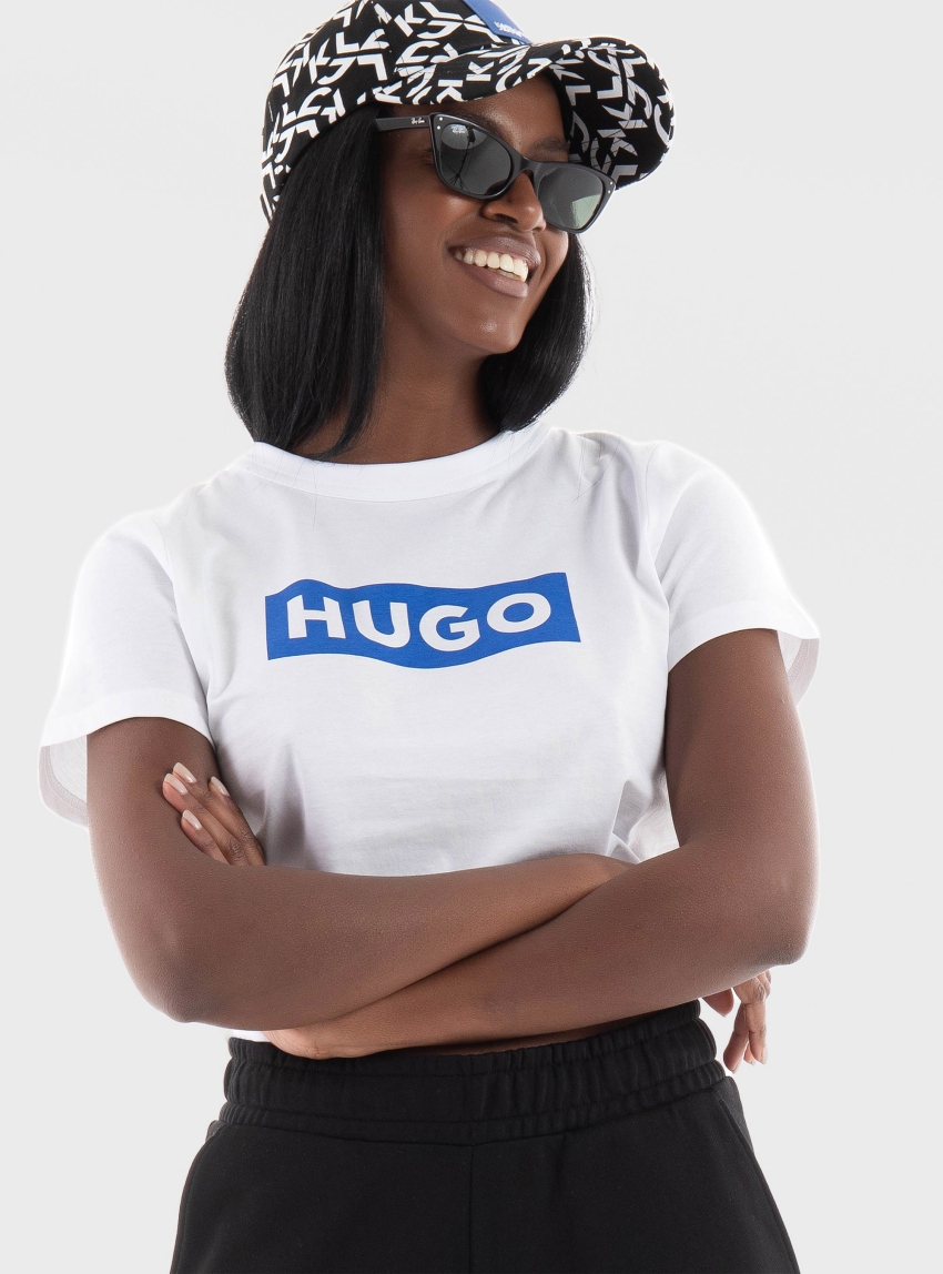 HUGO Regular Fit T-Shirt Classic Tee_B - White