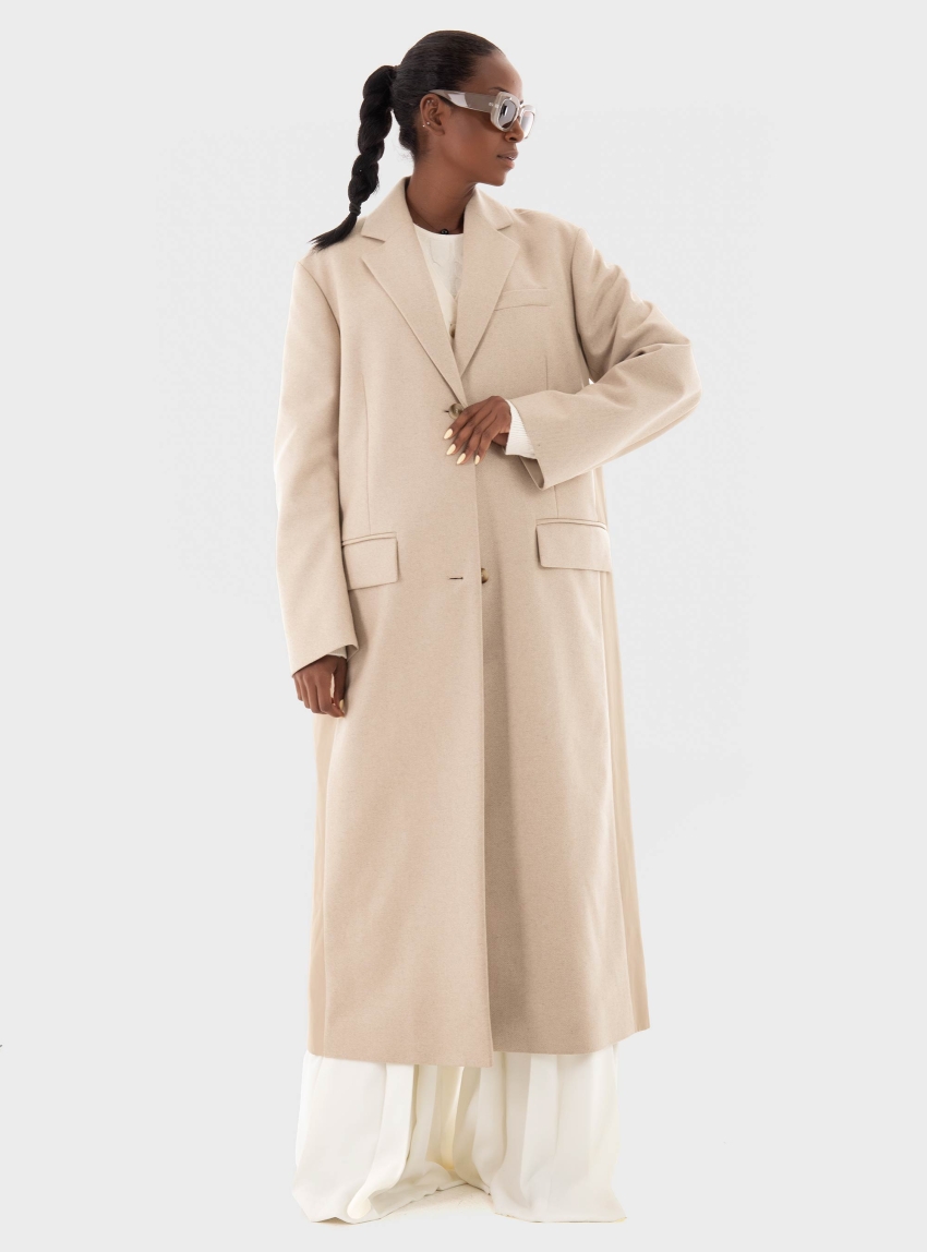 BOSS Coat Canoma - Light Beige