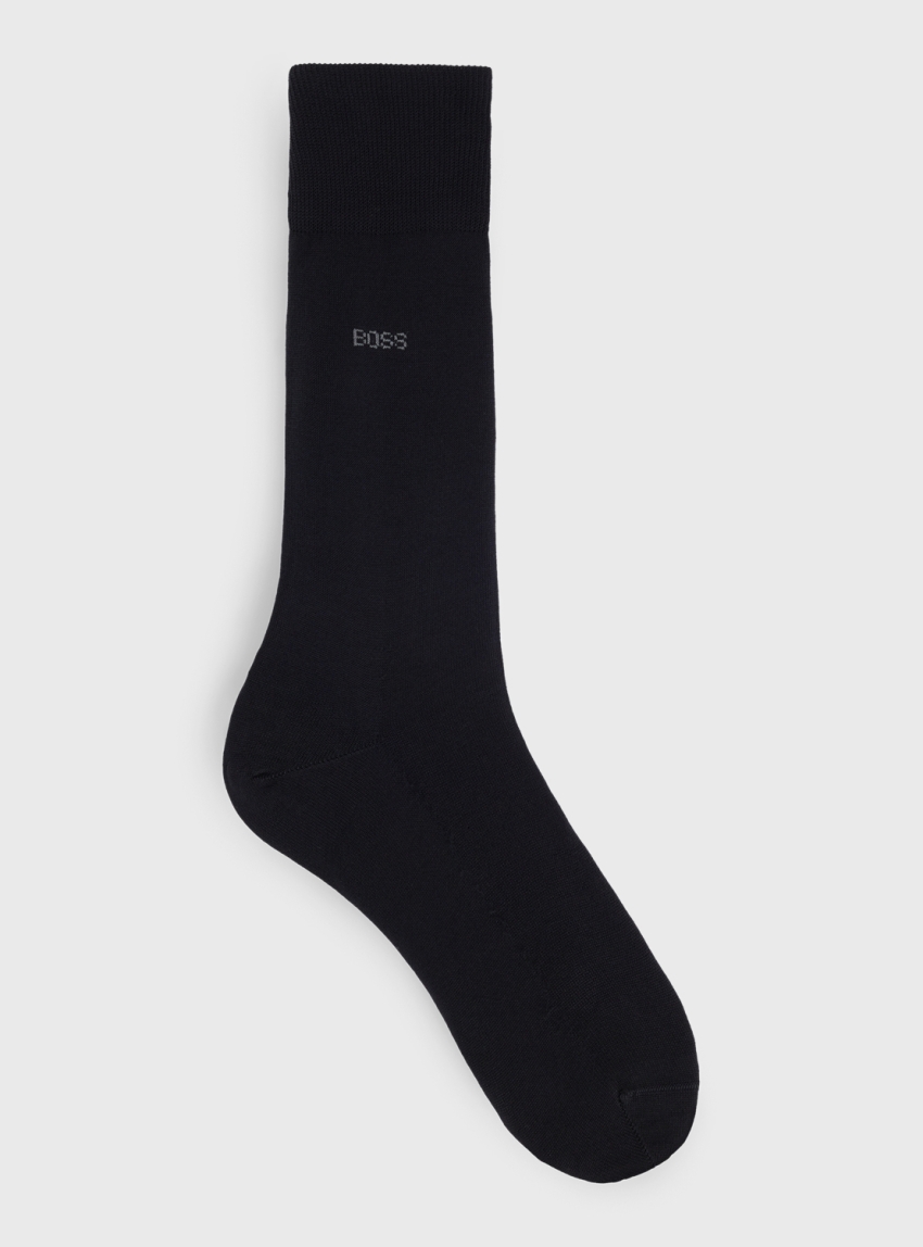 BOSS Egyptian Cotton Logo Socks George RS Uni MC - Black
