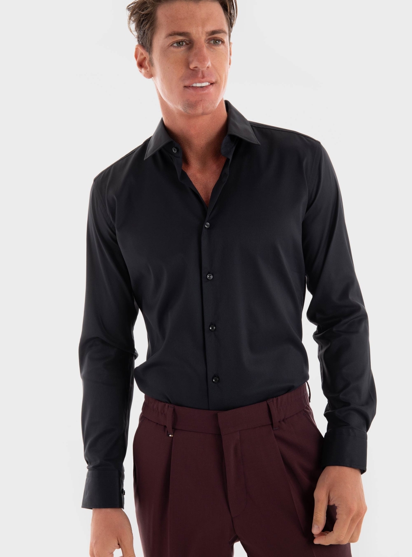 BOSS Shirt P-HANK-Kent-C1-222 - Black