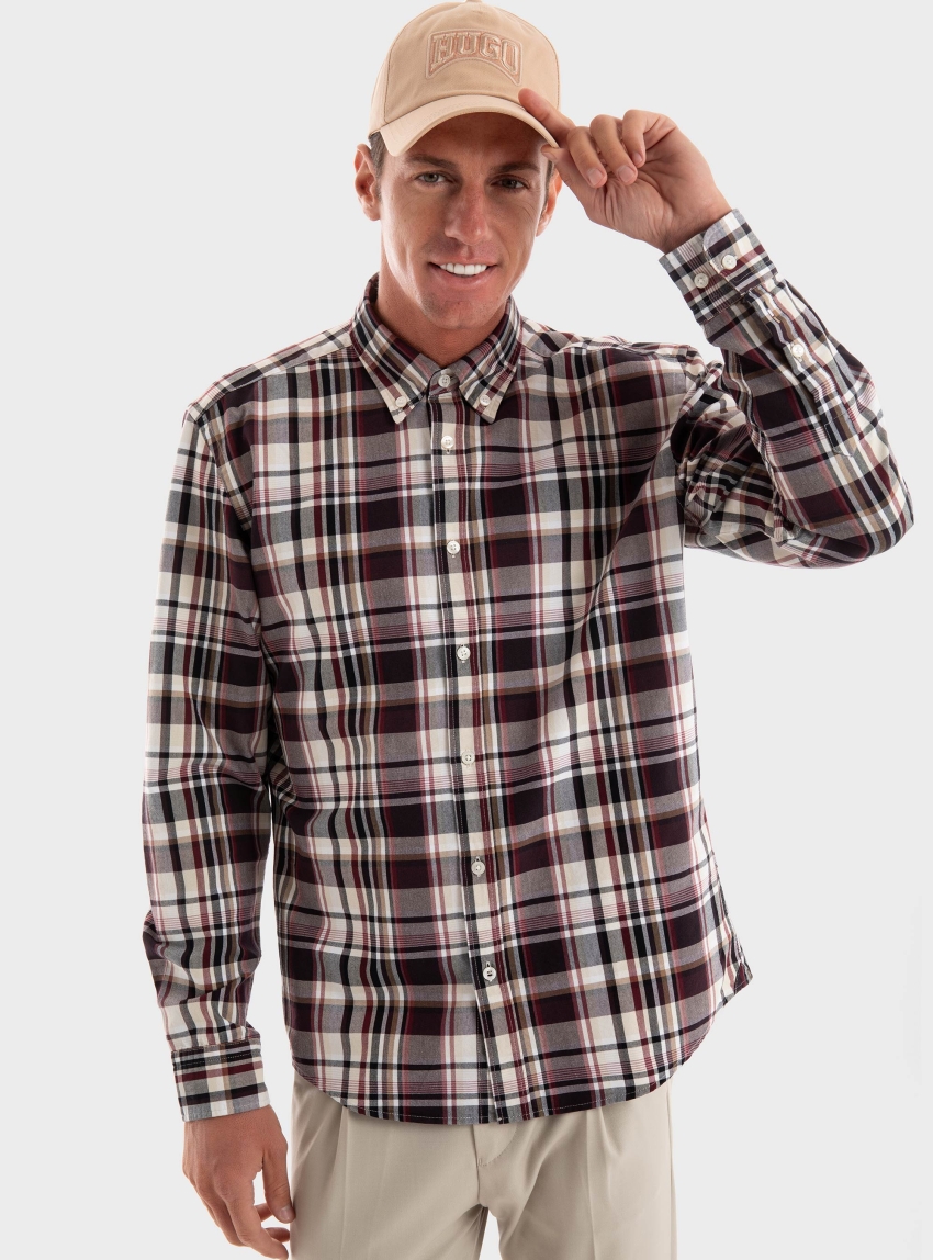 BOSS Regular Fit Shirt C-LIAM-BD-C1-243 - Bordeaux