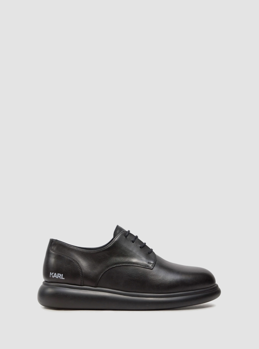 Karl Lagerfeld Lace Lo Derby Shoes - Black
