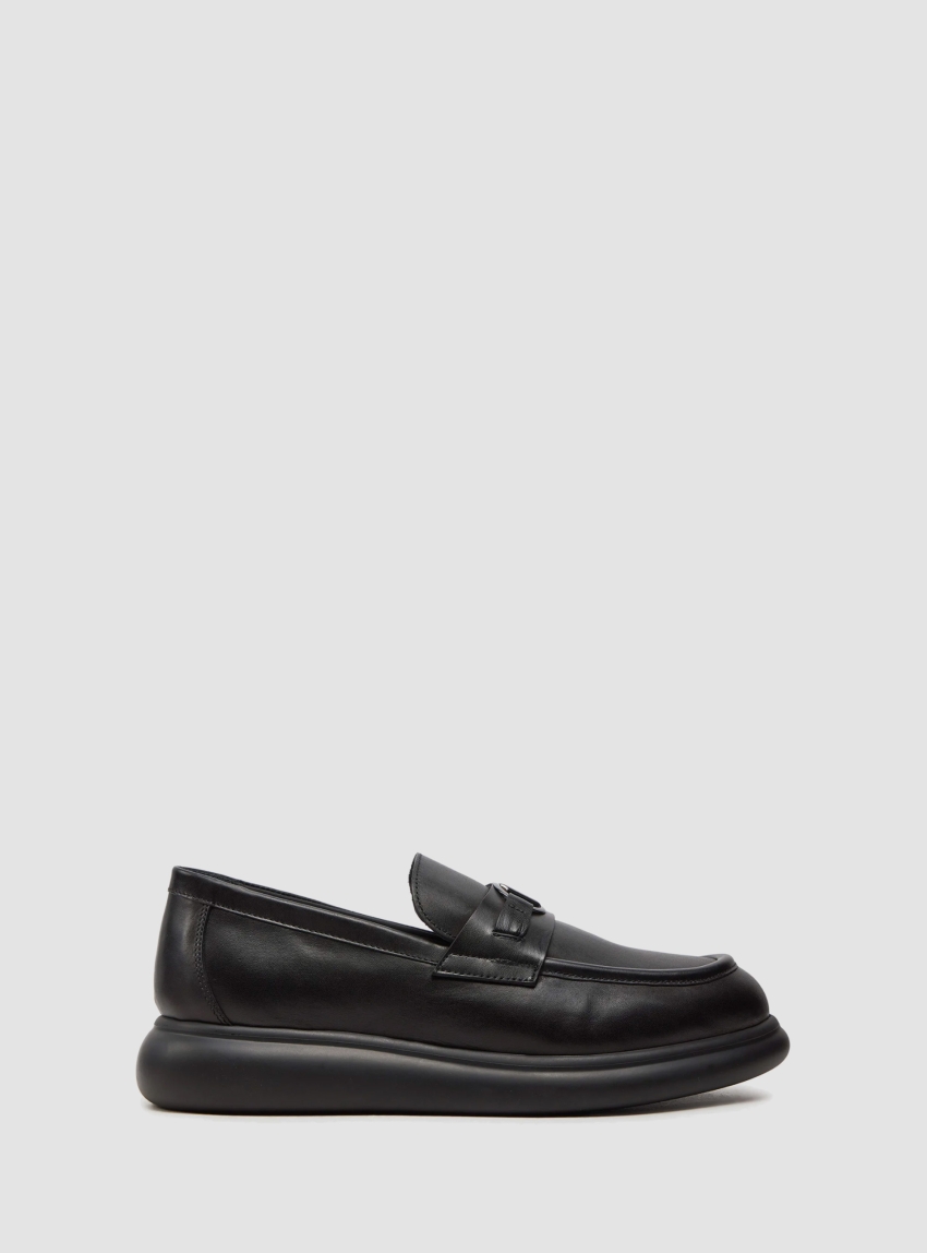 Karl Lagerfeld Trim Loafers - Black