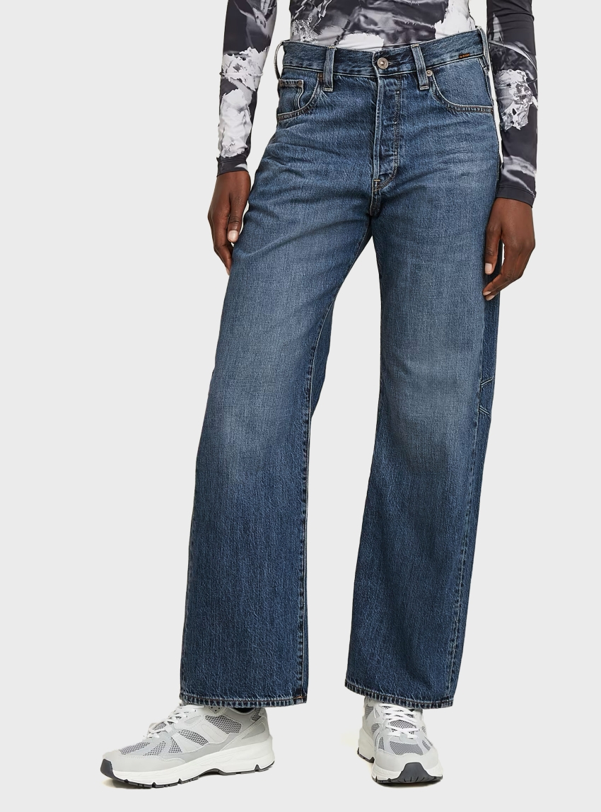 G-Star Bowey 3D Boyfriend Jeans - Dark Aged Denim