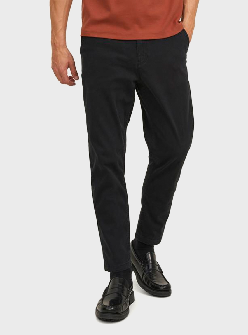 Jack & Jones Ace Harlow Tapered Fit Chinos - Black