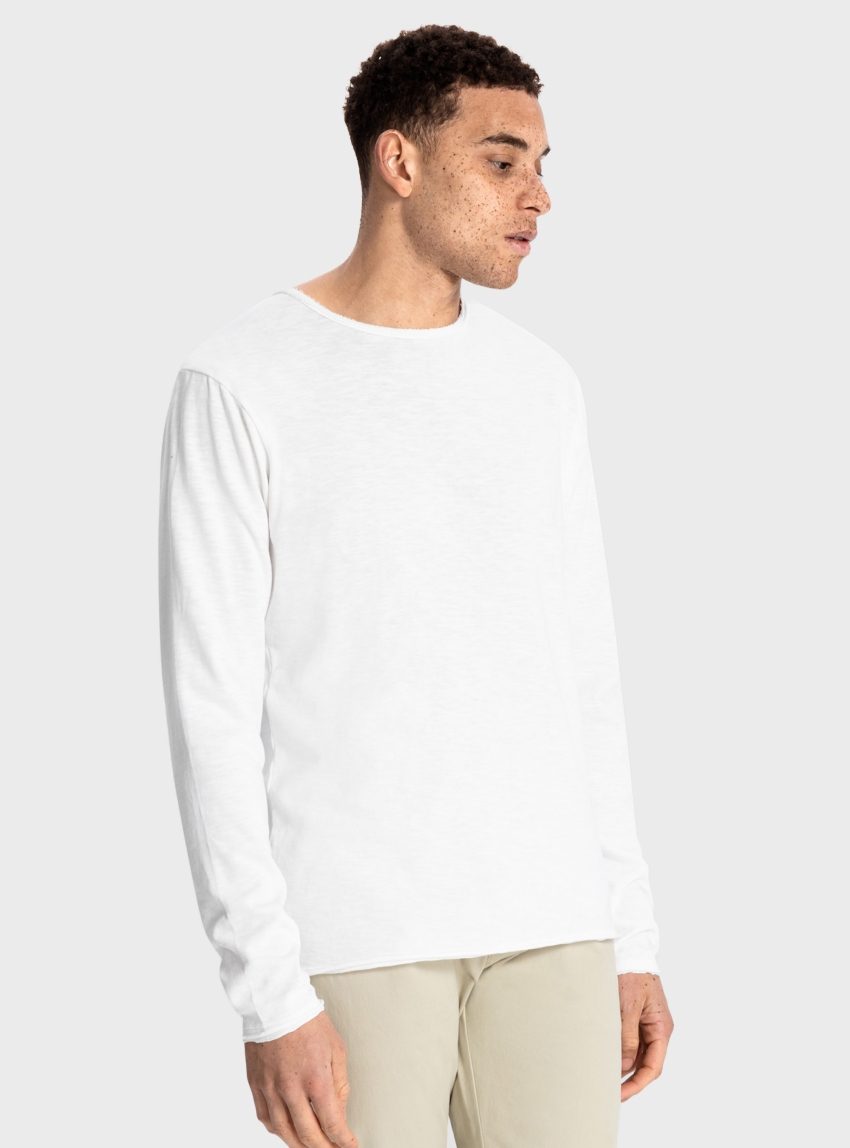 Dstrezzed Newman Heavy Slub Jersey - White