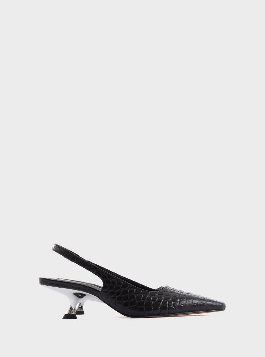 Carrano Slingback Heels - Black