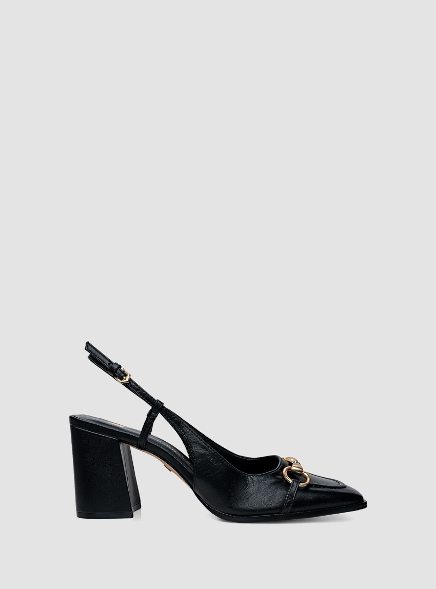 Carrano Slingback Heels - Black